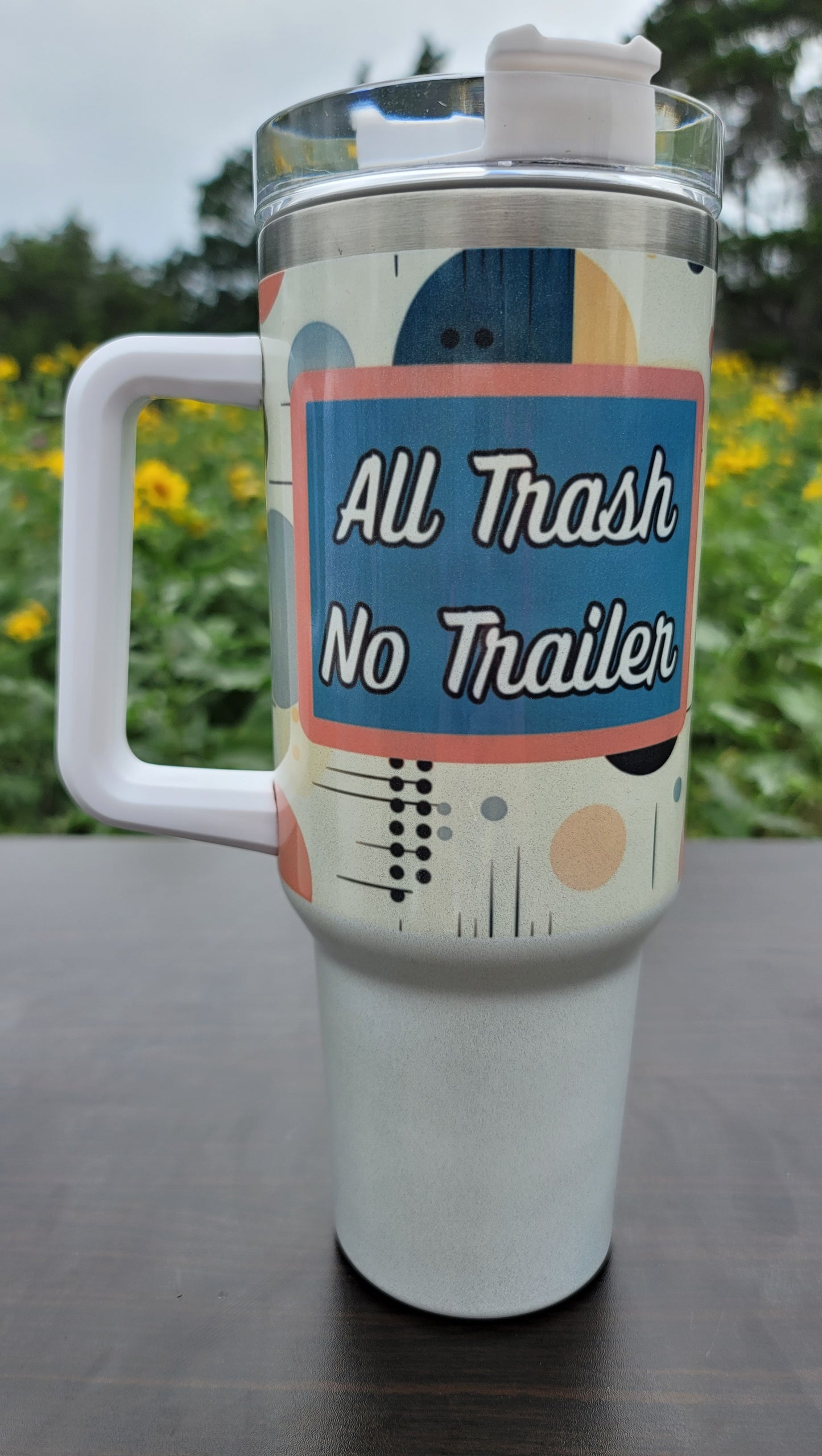 ALL TRASH, NO TRAILER — 40oz Shimmer Tumbler