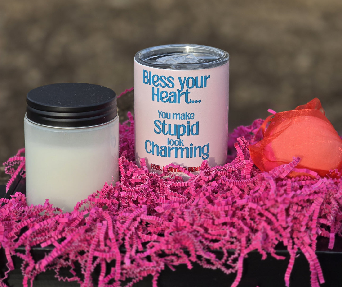 The Galentine’s Day Gift Box-- Wine Tumbler Edition