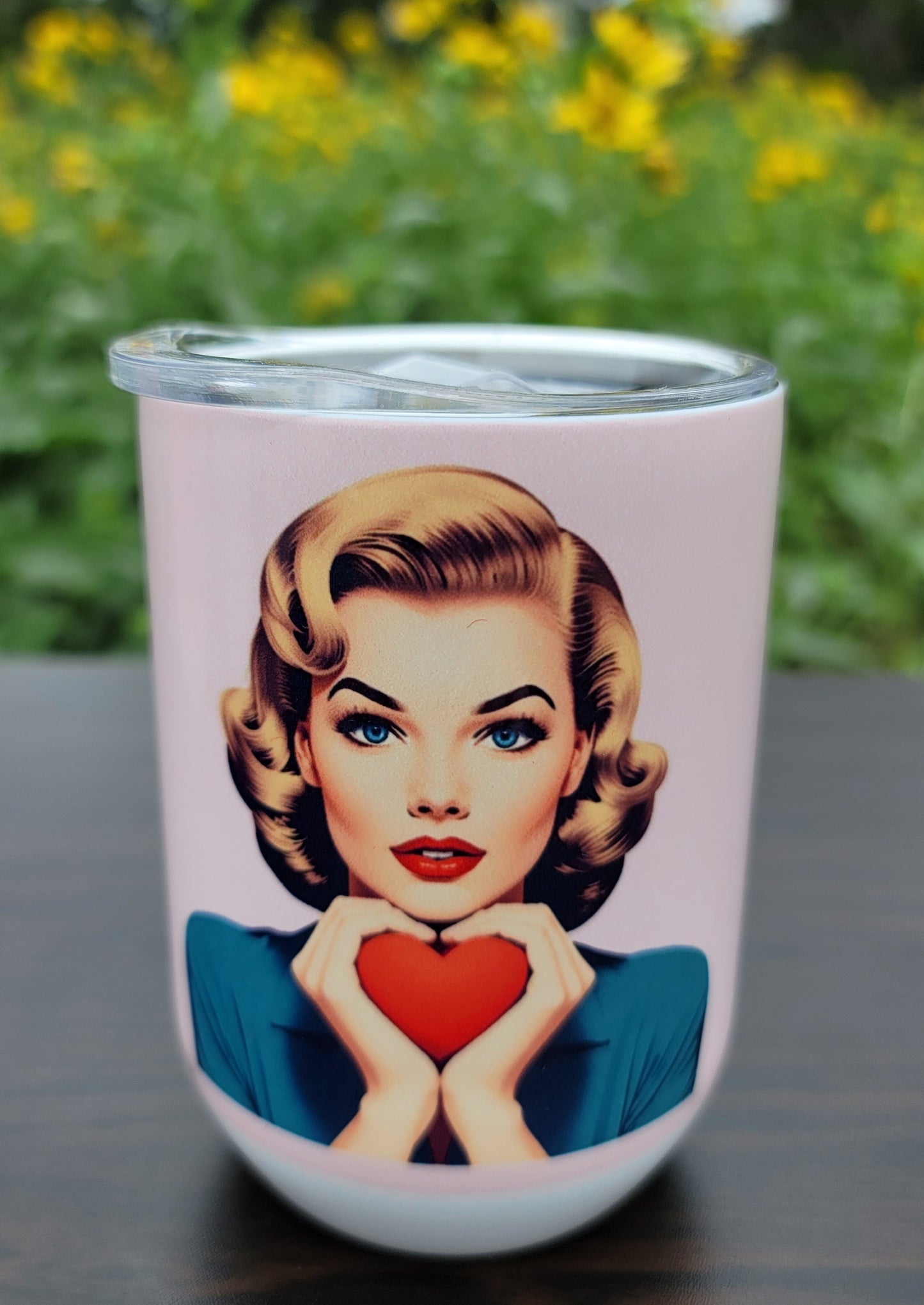 YOU MAKE STUPID LOOK CHARMING— 12oz Stemless Wine Tumbler