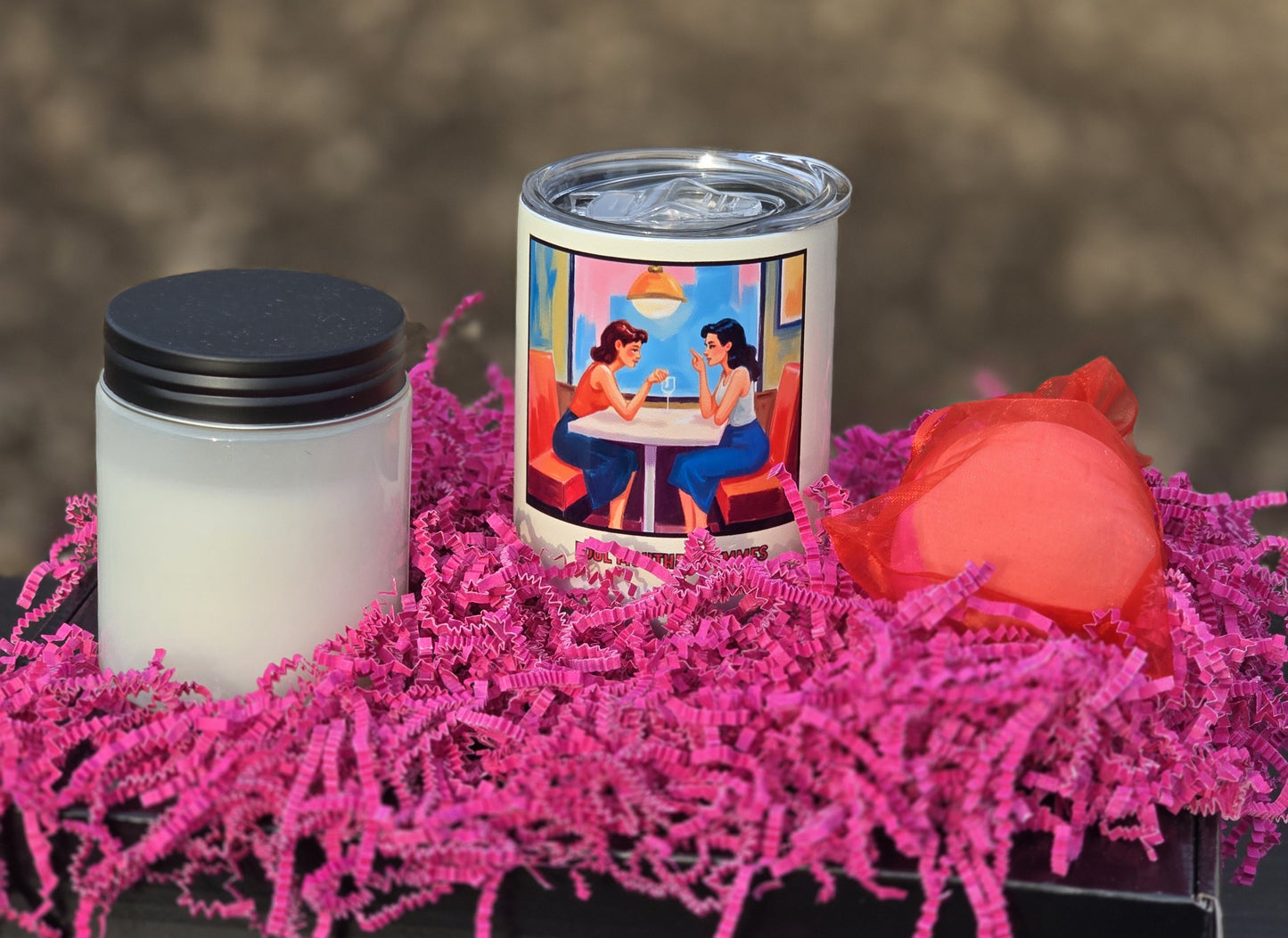 The Galentine’s Day Gift Box-- Wine Tumbler Edition