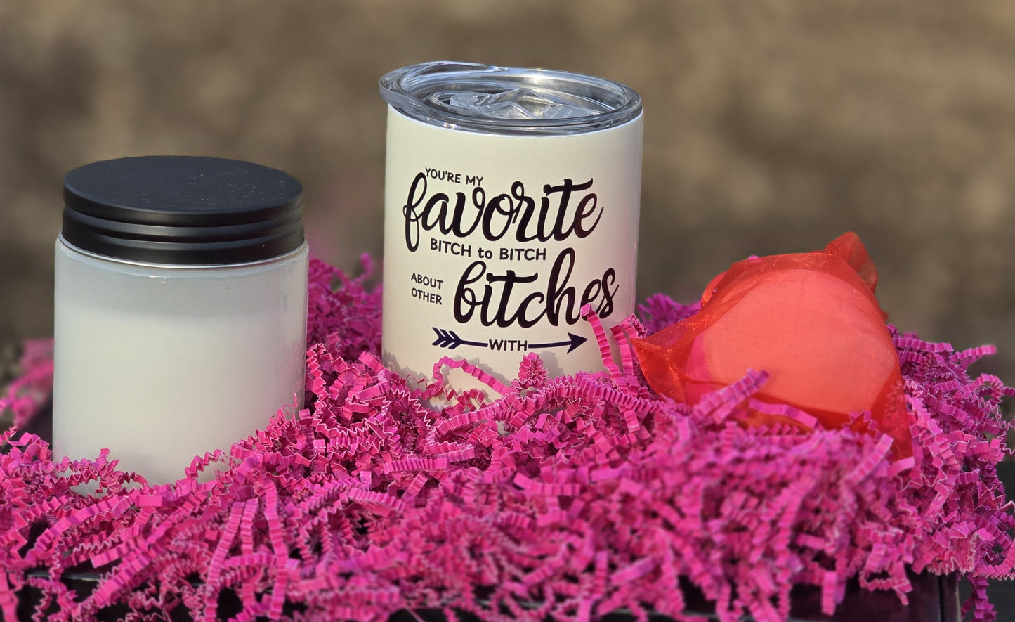 The Galentine’s Day Gift Box-- Wine Tumbler Edition