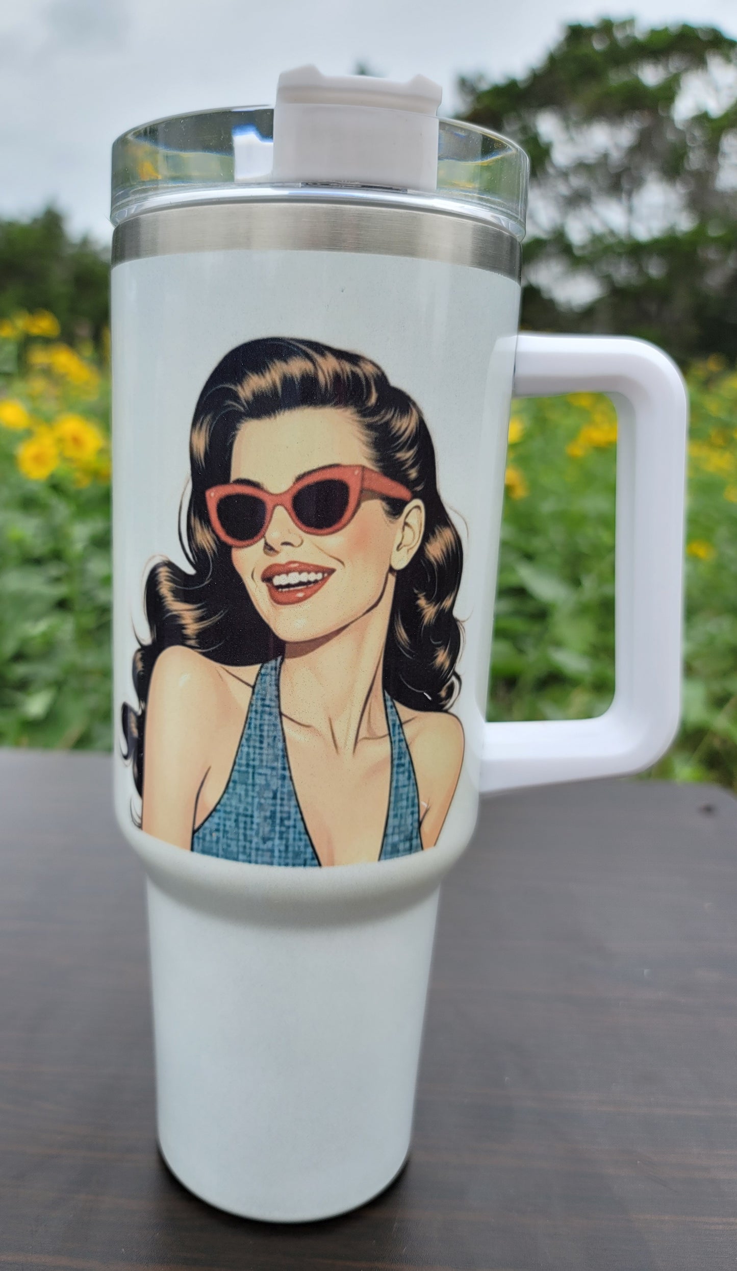 NEVER APOLOGIZE  – 40oz Shimmer Tumbler