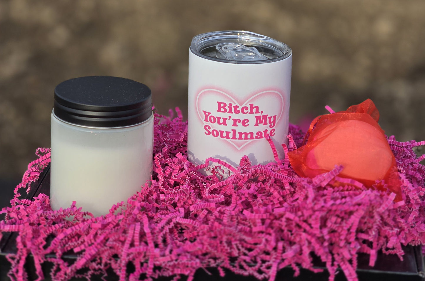 The Galentine’s Day Gift Box-- Wine Tumbler Edition
