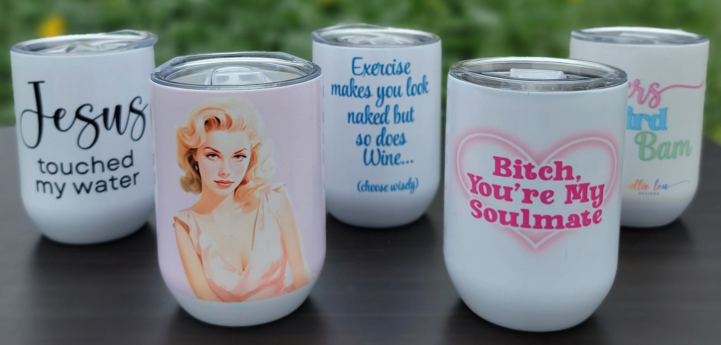 Wine Tumbler 12oz